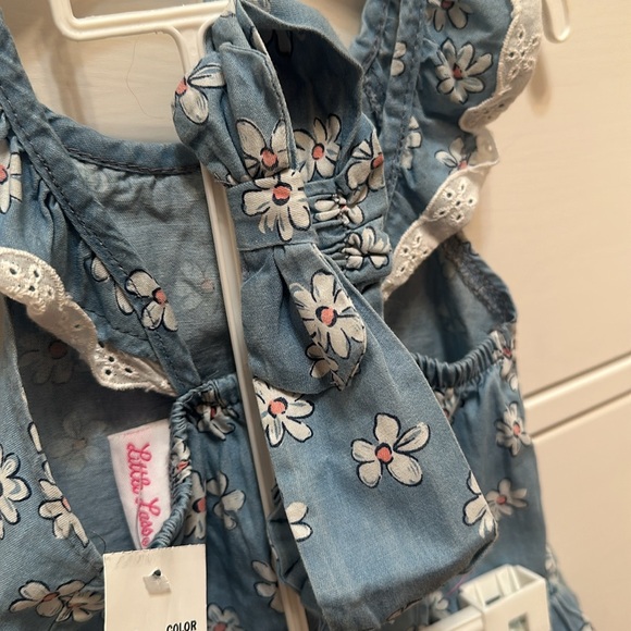 NWT Flower Toddler Short Set with Headband - Picture 3 of 3